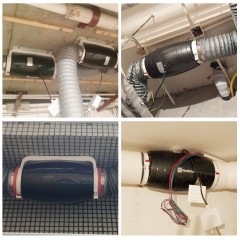 鸿冠 管道风机8寸升级版低静音换气扇 HDD-200P