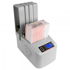 古德 169银行用电动螺旋捆钞机小型捆扎机扎钞机手动打包机自动压紧