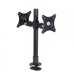 DVHZ 双屏显示器支架 桌面穿孔式面对面双屏支持横屏竖屏 SK009