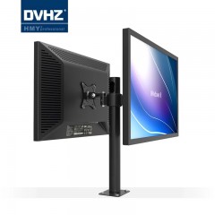 DVHZ 液晶电脑屏幕背靠背显示器支架 桌面带走线面对面万向 S0290