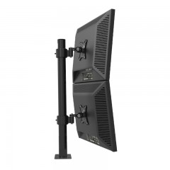 DVHZ 上下双屏显示器支架 带走线挂架桌面锁孔 50mm加粗管径S0297