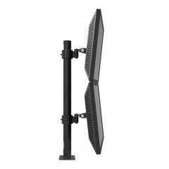 DVHZ 上下双屏显示器支架 带走线挂架桌面锁孔 50mm加粗管径S0297