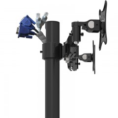 DVHZ 四屏显示器支架 4屏幕股票挂架 带走线桌夹穿孔两用S0294