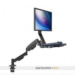 DVHZ 桌面键盘托显示器支架 液晶电脑办公工作站 站坐0两用通用 W800