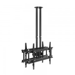 DVHZ 32-55寸双屏电视机挂架 加强型顶挂电视机支架伸缩旋转 TY106