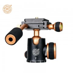 轻装时代 单反相机三脚架阻尼手柄万向摄影摄像球体云台