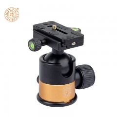 轻装时代 单反相机三脚架云台 全景360度刻度阻尼球型云台 Q10