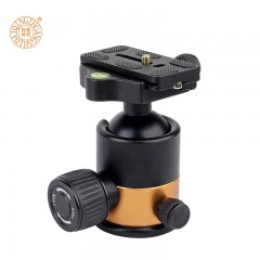 轻装时代 单反相机三脚架云台 全景360度刻度阻尼球型云台 Q10