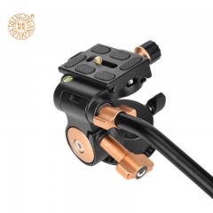 轻装时代 相机三脚架云台 液压阻尼三维手柄云台摄影摄像云台 Q08S