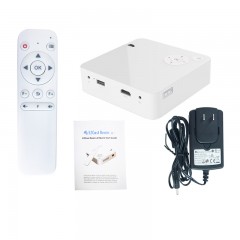 野花 手机投影仪家用小型迷你wifi微型无线3D家庭影院安卓便携式高清投影仪DLP微投J2