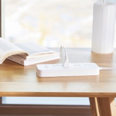 小米 多功能四位四控插线板 usb 家用长线通用接线板插座