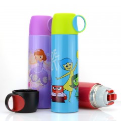 哈尔斯 迪士尼304不锈钢 真空保温杯儿童 卡通水壶 DSB-500-17