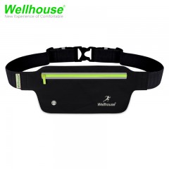 Wellhouse 轻薄腰包男女 多功能包实用耐磨防水运动跑步手机腰包