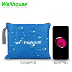 Wellhouse 收纳地垫便户外秋游野餐垫便携沙滩垫防潮垫防水折叠加厚郊游草坪