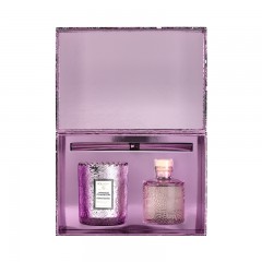 VOLUSPA Japonica山茶花系列 蕾丝杯蜡烛 无火礼盒套装