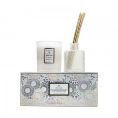 VOLUSPA Japonica山茶花系列 蕾丝杯蜡烛 无火礼盒套装