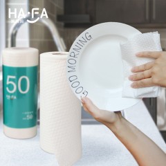 笑妈妈 一次性抹布吸水不掉毛厨房洗碗布不沾油无纺布清洁擦百洁布