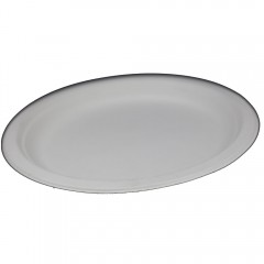 舒润 一次性餐具 可降解纸碟9寸23cm 10只装