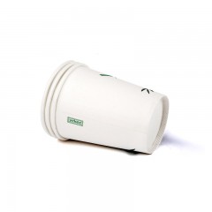 宜洁 竹纤维纸杯加厚一次性杯子家用商务办公水杯80只/包250ML