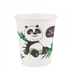 宜洁 竹纤维纸杯加厚一次性杯子家用商务办公水杯80只/包250ML