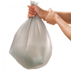 洁成 臻品垃圾袋家用办公室用塑料袋大号加厚塑料桶袋子3卷 7182