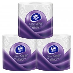 维达 立体美130克4层卫生纸卷筒纸自然无香2提24卷v4666