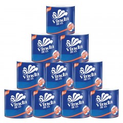 维达 纸巾卷筒纸厕纸128克有芯卫生纸3层V4146 -2提24卷