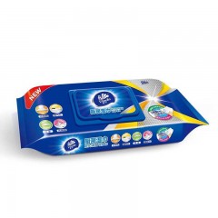 维达 厨房卫生清洁去油污除异味湿纸巾带盖1包26片VW4001