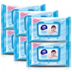 维达  维达手口湿巾宝宝湿巾40片/包3包装无香婴儿湿纸巾