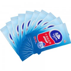 维达 湿巾10包成人去菌10片单片便携独立包装VW1009家用