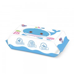 心相印 婴儿护肤湿巾卫生湿巾80片*3包装 抽取式湿纸巾