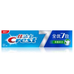 佳洁士 全优七效茶香深洁牙膏180克4支 清新口气清洁牙齿牙缝