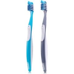 佳洁士 全优七效牙刷3支 crest多动向交叉软毛软胶棒牙刷进口