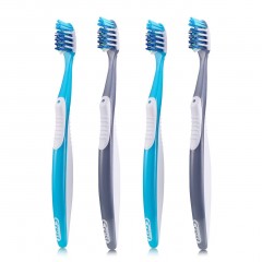 佳洁士 全优七效牙刷4支 crest美国进口刷牙美白护龈按摩牙齿