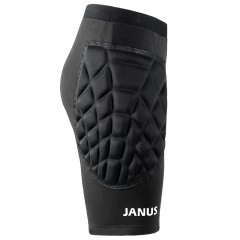 JANUS 防撞海绵 足球守门员 轮滑溜冰 透气紧身裤 铲球裤 JA527