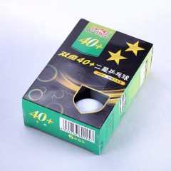 双鱼 乒乓球 新材料二星乒乓球40+ pp球 训练比赛兵乓球 6个装