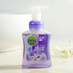 滴露 泡沫洗手液 兰花香沁250ml瓶装 旋转泵头设计