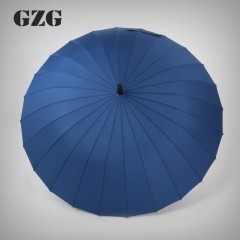 GZG 24骨户外双人晴雨两用登山伞抗风长柄伞男女商务雨伞直杆伞