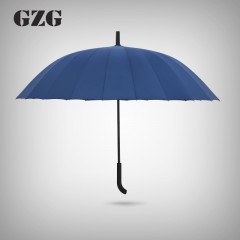 GZG 24骨户外双人晴雨两用登山伞抗风长柄伞男女商务雨伞直杆伞