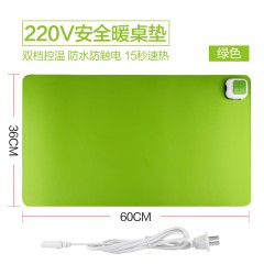 国产 暖桌垫暖手宝鼠标垫加热桌垫暖手桌垫办公室加热防水皮革垫超大学