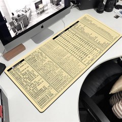 国产 加厚办公ps cad ppt excel常用快捷键鼠标垫超大号电脑桌垫键盘垫