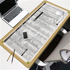 国产 加厚办公ps cad ppt excel常用快捷键鼠标垫超大号电脑桌垫键盘垫