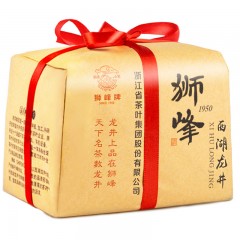 狮峰牌 西湖龙井茶叶雨前口粮茶200g传统纸包装