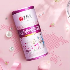 艺福堂 进口玫瑰花茶干玫瑰花草茶叶特级天然法兰西胎玫瑰花茶罐装