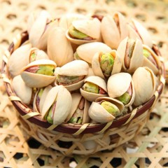 百草味 坚果干果原色开心果盐焗味200g大颗粒炒货休闲零食年货小吃