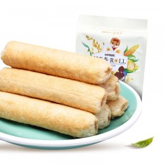 三只松鼠  三只松鼠鲜米卷160g 蛋黄夹心糙米酥粟米棒子