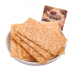 三只松鼠 烤锅巴220g非油炸锅巴零食小松鼠香脆香辣锅巴片
