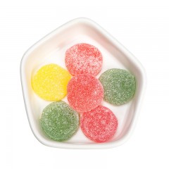 fillidutt/菲丽嘟 瑞典钱币糖200g罐装水果味软糖 儿童糖果礼物