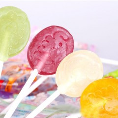 不二家 棒棒糖375克60支桶装 儿童糖果休闲零食硬糖生日糖果水果味