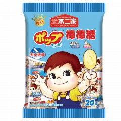 不二家 香醇乳酸牛奶味棒棒糖116g20支